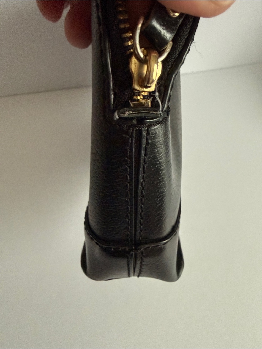 Kate Spade Black Pebbled Leather Dome Satchel Top Handle Bag Gold Hardware. - Picture 7 of 7